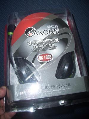 【批發多媒體耳機 歐亞科-OK1088 帶麥克風 網吧專用立體聲】價格,廠家,圖片,耳機,廣州眾千電子產品-